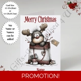 A5 or A4 Personalised Card - Merry Chr..