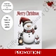 A5 or A4 Personalised Card - Merry..
