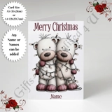 A5 or A4 Personalised Card - Merry Chr.. A5 or A4 Personalised Card - Merry Chr..