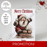 A5 or A4 Personalised Card - Merry Chr..