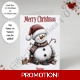 A5 or A4 Personalised Card - Merry..