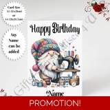 A5 or A4 Personalised Greeting Card - ..