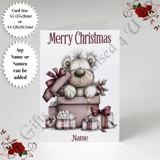 A5 or A4 Personalised Card - Merry Chr.. A5 or A4 Personalised Card - Merry Chr..