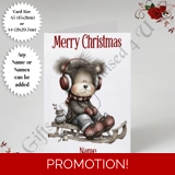 A5 or A4 Personalised Card - Merry Chr..