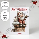 A5 or A4 Personalised Card - Merry Chr.. A5 or A4 Personalised Card - Merry Chr..