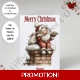 A5 or A4 Personalised Card - Merry..
