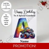 A5 or A4 Personalised Card - Happy Bir.. A5 or A4 Personalised Card - Happy Bir..
