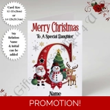 A5 or A4 Personalised Card - Merry Chr..