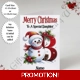 A5 or A4 Personalised Card - Merry..
