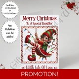 A5 or A4 Personalised Card - Merry Chr..