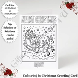 A5 or A4 Personalised Card - Colouring.. A5 or A4 Personalised Card - Colouring..
