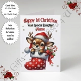 A5 or A4 Personalised Card - Baby - Ha..