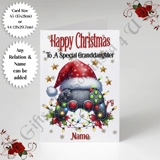 A5 or A4 Personalised Card - Happy Chr.. A5 or A4 Personalised Card - Happy Chr..