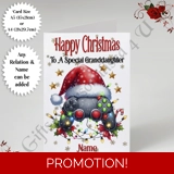 A5 or A4 Personalised Card - Happy Chr..