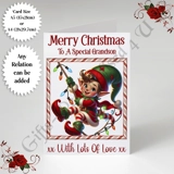 A5 or A4 Personalised Card - Merry Chr.. A5 or A4 Personalised Card - Merry Chr..