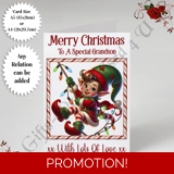 A5 or A4 Personalised Card - Merry Chr..