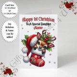 A5 or A4 Personalised Card - Baby - Ha..