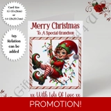 A5 or A4 Personalised Card - Merry Chr.. A5 or A4 Personalised Card - Merry Chr..