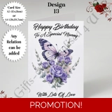 A5 or A4 Personalised Greeting Card - .. A5 or A4 Personalised Greeting Card - ..