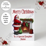 A5 or A4 Personalised Card - Happy Chr..