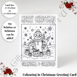 A5 or A4 Personalised Card - Colouring..