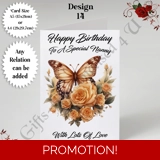 A5 or A4 Personalised Greeting Card - .. A5 or A4 Personalised Greeting Card - ..