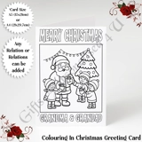 A5 or A4 Personalised Card - Colouring..