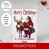 A5 or A4 Personalised Card - Happy Chr.. A5 or A4 Personalised Card - Happy Chr..
