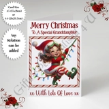 A5 or A4 Personalised Card - Merry Chr..