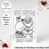 A5 or A4 Personalised Card - Colouring..