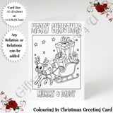 A5 or A4 Personalised Card - Colouring.. A5 or A4 Personalised Card - Colouring..