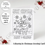 A5 or A4 Personalised Card - Colouring..