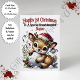 A5 or A4 Personalised Card - Baby - Ha..