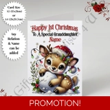 A5 or A4 Personalised Card - Baby - Ha.. A5 or A4 Personalised Card - Baby - Ha..