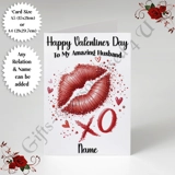 A5 or A4 Personalised Card - Happy Val..
