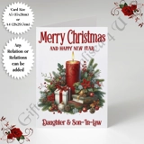 A5 or A4 Personalised Card - Merry Chr.. A5 or A4 Personalised Card - Merry Chr..