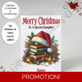 A5 or A4 Personalised Card - Merry Chr..