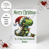 A5 or A4 Personalised Card - Merry Chr.. A5 or A4 Personalised Card - Merry Chr..