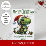 A5 or A4 Personalised Card - Merry Chr..