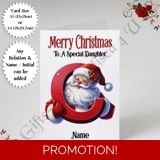 A5 or A4 Personalised Card - Merry Chr.. A5 or A4 Personalised Card - Merry Chr..