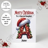 A5 or A4 Personalised Card - Merry Chr..