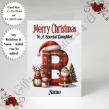 A5 or A4 Personalised Card - Merry Chr..