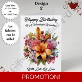 A5 or A4 Personalised Greeting Card - .. A5 or A4 Personalised Greeting Card - ..