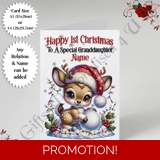 A5 or A4 Personalised Card - Baby - Ha.. A5 or A4 Personalised Card - Baby - Ha..