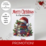 A5 or A4 Personalised Card - Merry Chr..