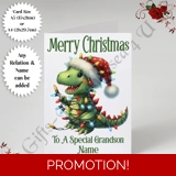 A5 or A4 Personalised Card - Merry Chr..