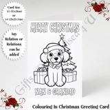A5 or A4 Personalised Card - Colouring.. A5 or A4 Personalised Card - Colouring..