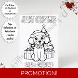 A5 or A4 Personalised Card - Colouring..