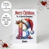 A5 or A4 Personalised Card - Merry Chr..