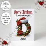 A5 or A4 Personalised Card - Merry Chr..